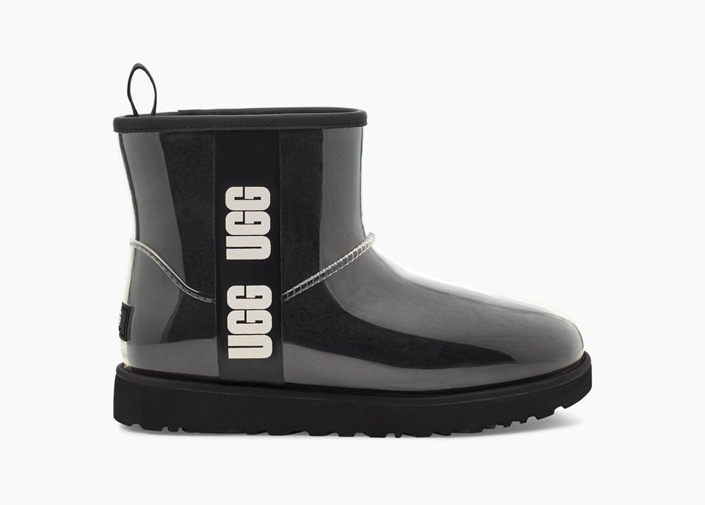 Ugg Mini Boot Womens - Ugg Classic Clear Mini Black - 852LNQJGC